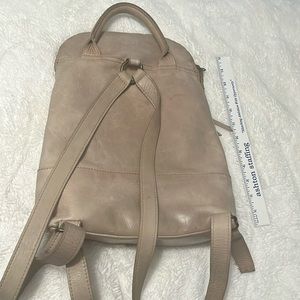 Able leather backpack purse